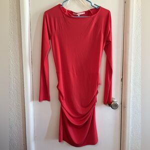 RACHEL Rachel Roy Vibrant Long Sleeve Dress